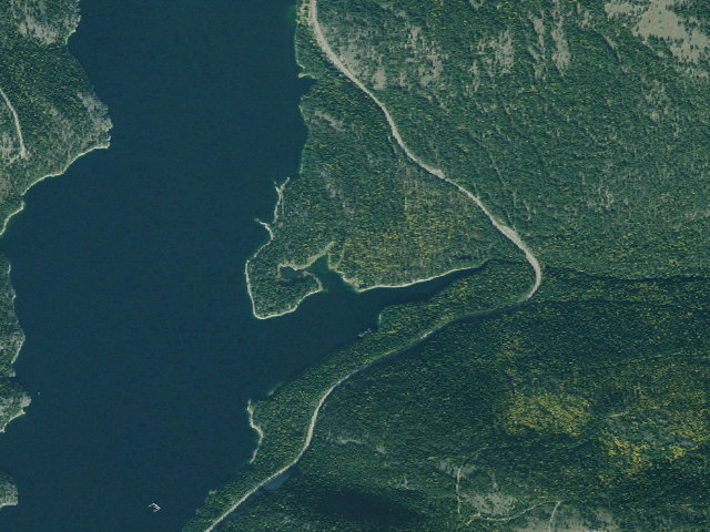Aerial image of Canyon Creek