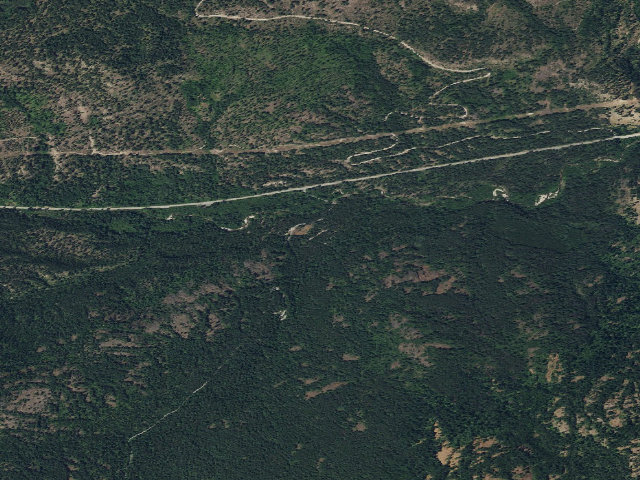 Aerial image of Canyon Creek
