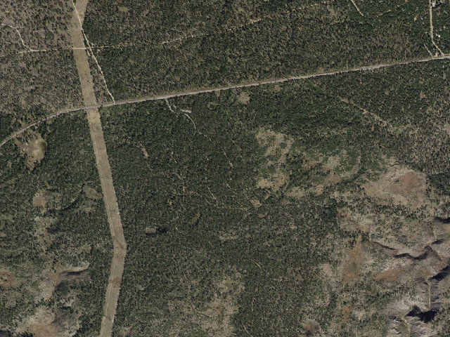 Aerial image of Canyon Point Campground