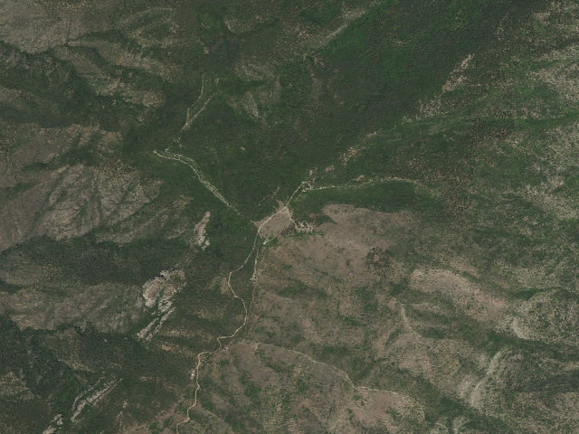 Aerial image of Capilla Peak