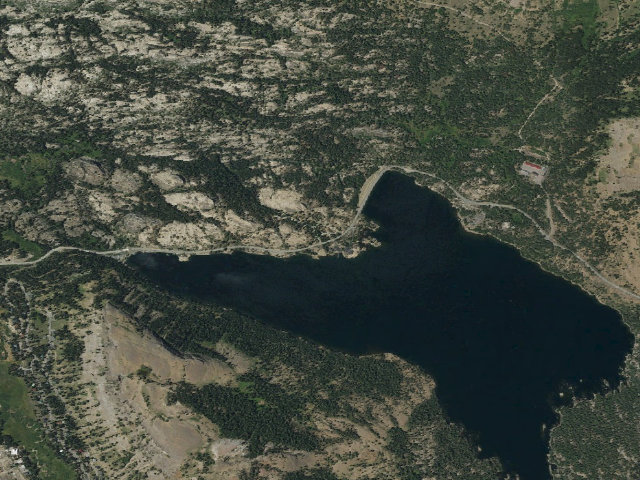 Aerial image of Caples Lake Cg