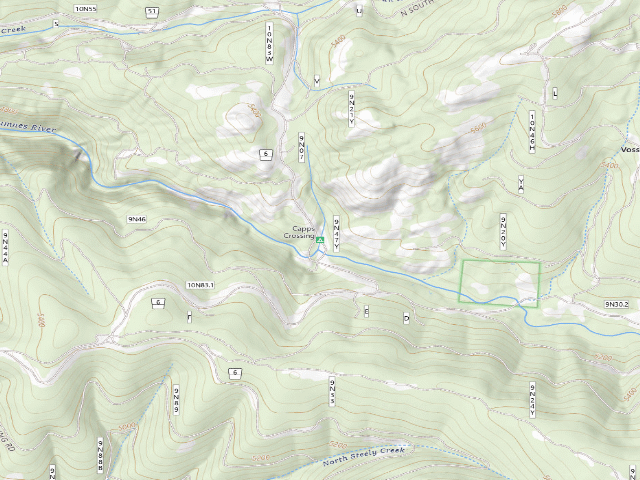USGS topographic map of Capps Crossing Group