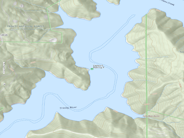 USGS topographic map of Captain'S Point Cg-F