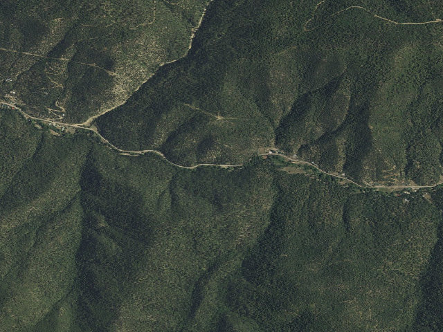 Aerial image of Capulin Campground