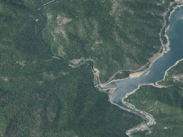 Aerial image of Carberry Campground