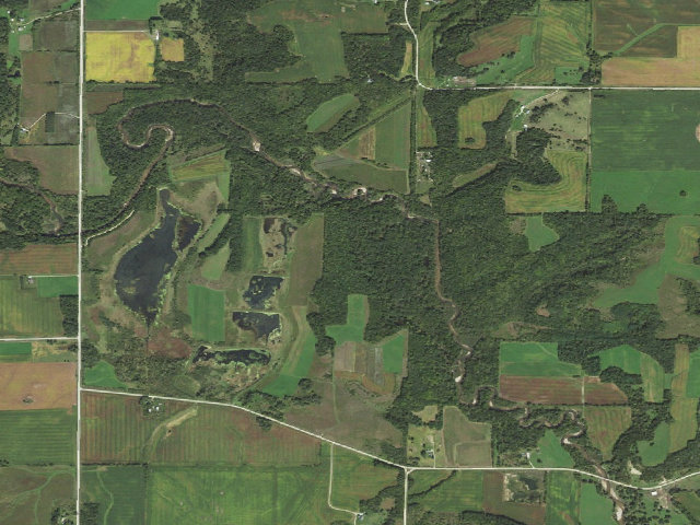 Aerial image of Cardinal Marsh WMA