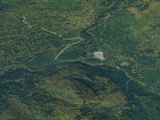Aerial image of Caribou Campground