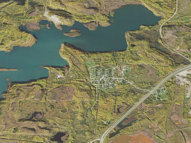 Aerial image of Caribou Lake M60