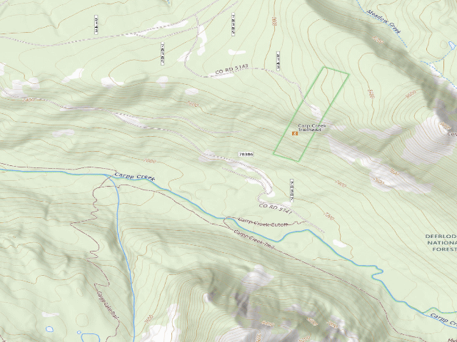 USGS topographic map of Carpp Creek-004