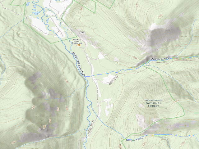 USGS topographic map of Carpp Creek-007A