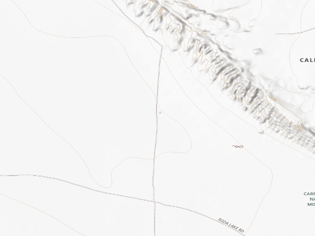 USGS topographic map of Carrizo Plain National Monument