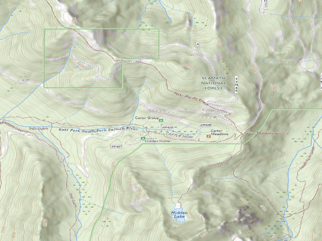 USGS topographic map of Carter Group
