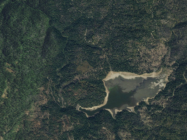 Aerial image of Cartwright Ridge Campground