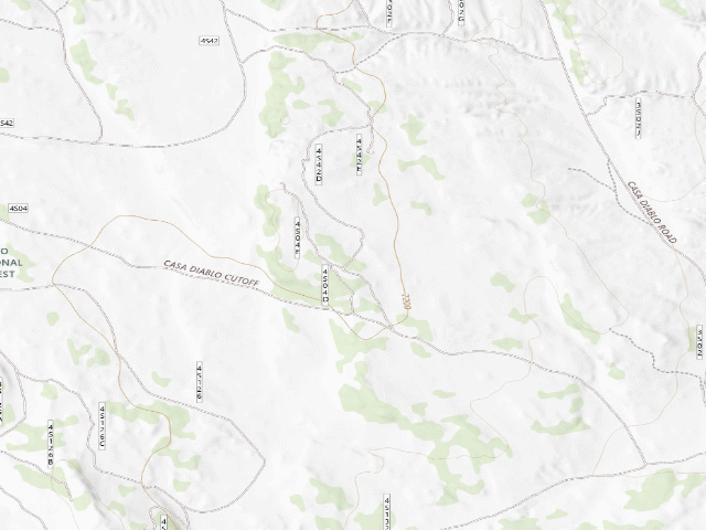 USGS topographic map of Casa Diablo