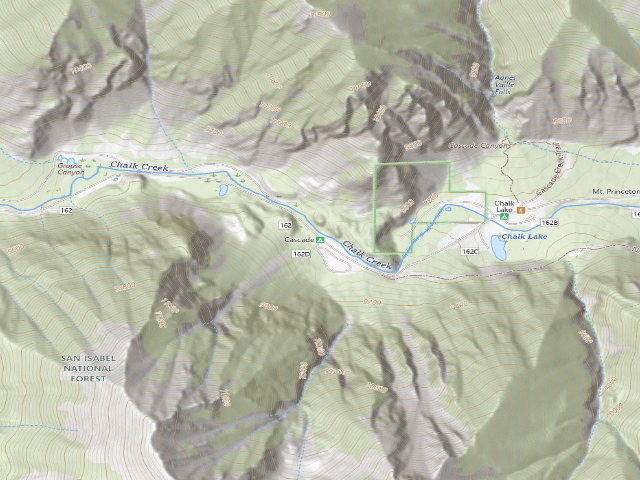 USGS topographic map of Cascade