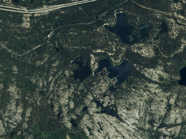 Aerial image of Cascade Lake / Long Lake
