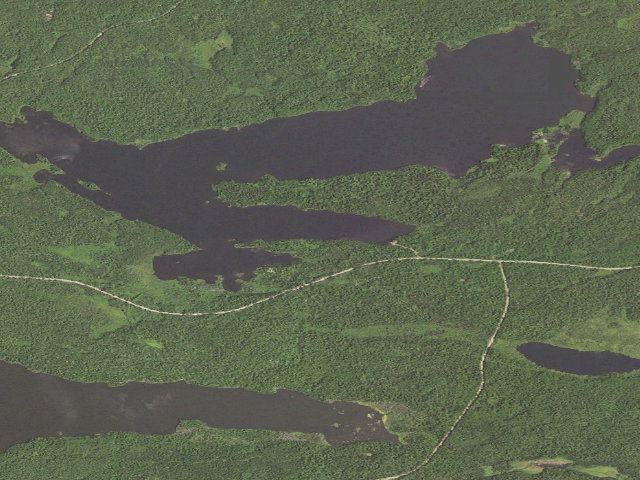 Aerial image of Cascade Lake Site 1