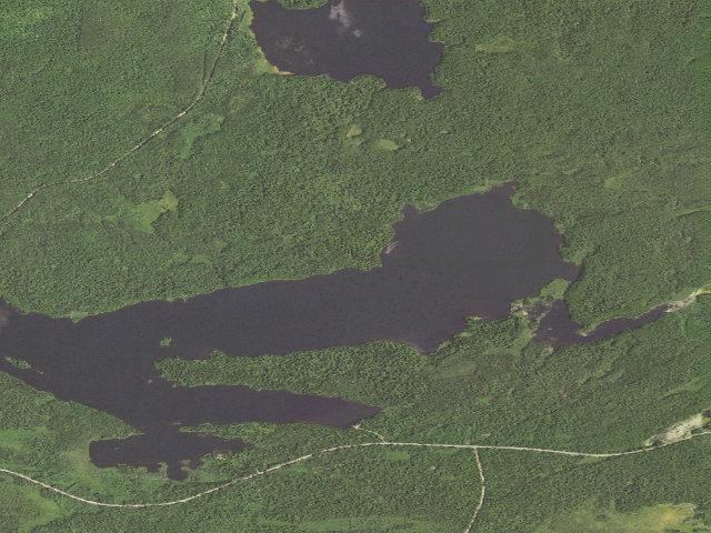 Aerial image of Cascade Lake Site 2