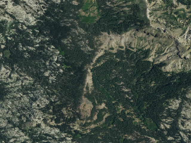 Aerial image of Castle Peak