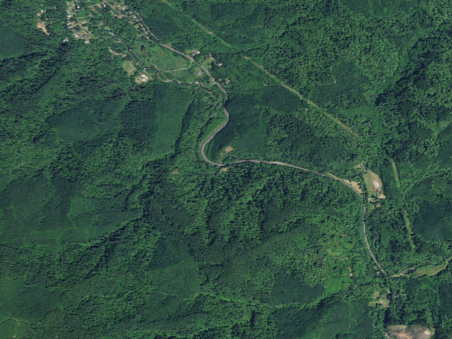 Aerial image of Castle Rock Campground