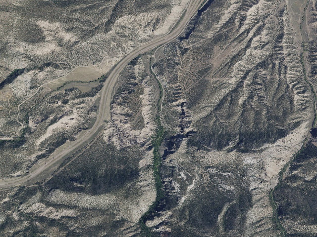 Aerial image of Castle Rock Campground