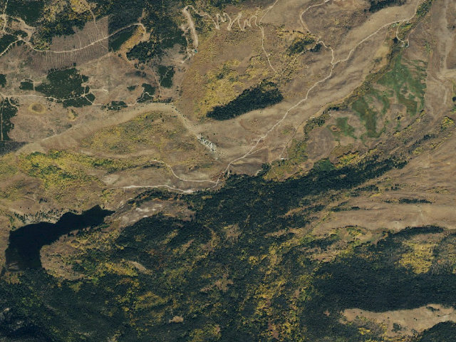 Aerial image of Cataract Creek