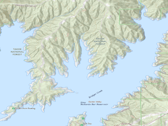 USGS topographic map of Catfish Cove