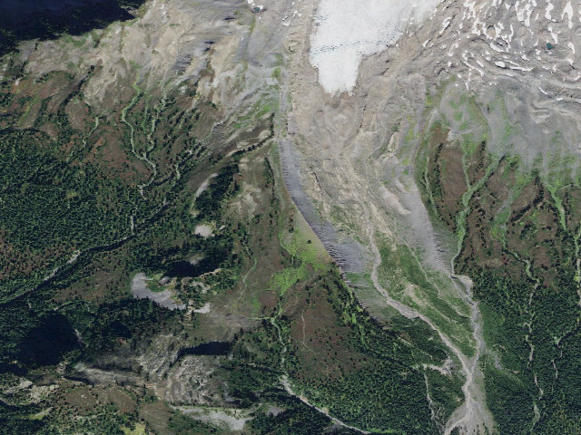 Aerial image of Cathedral Camp