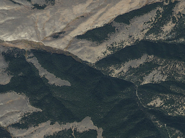Aerial image of Cattle Guard