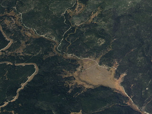 Aerial image of Cattle Guard