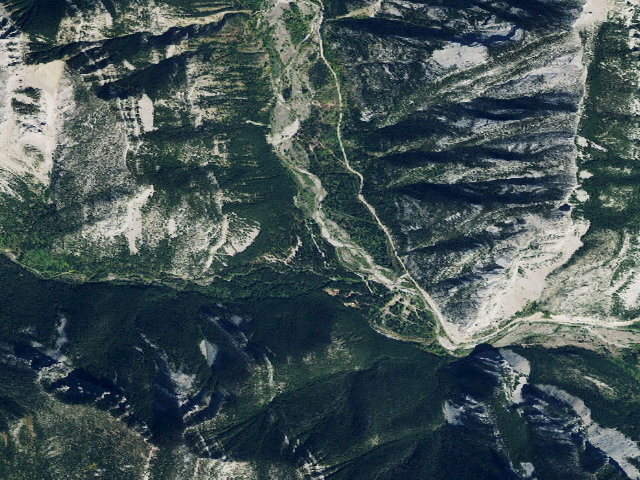 Aerial image of Cave Mountain Cg