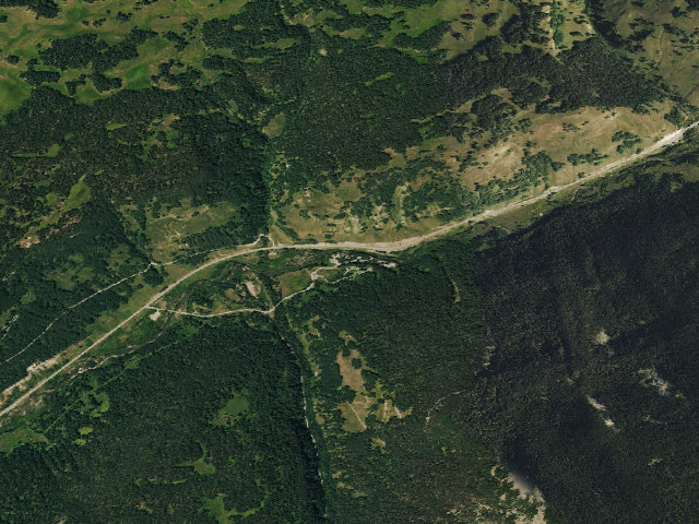 Aerial image of Cayton Campground
