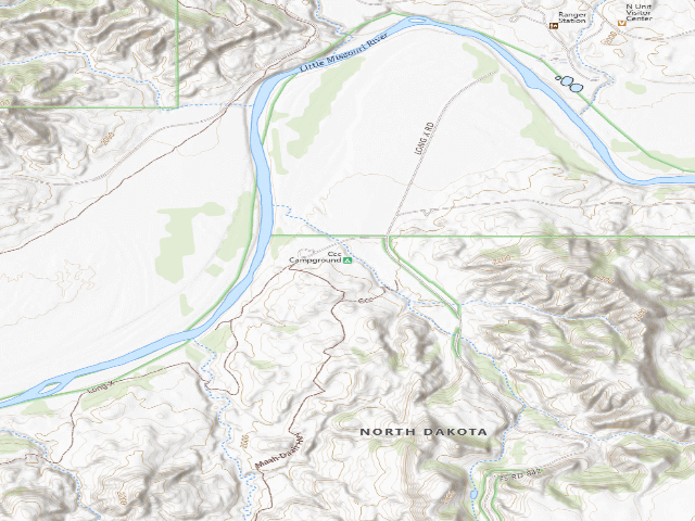 USGS topographic map of Ccc Campground