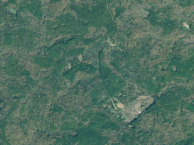 Aerial image of Cedar Creek WMA - oak grove hunt camp