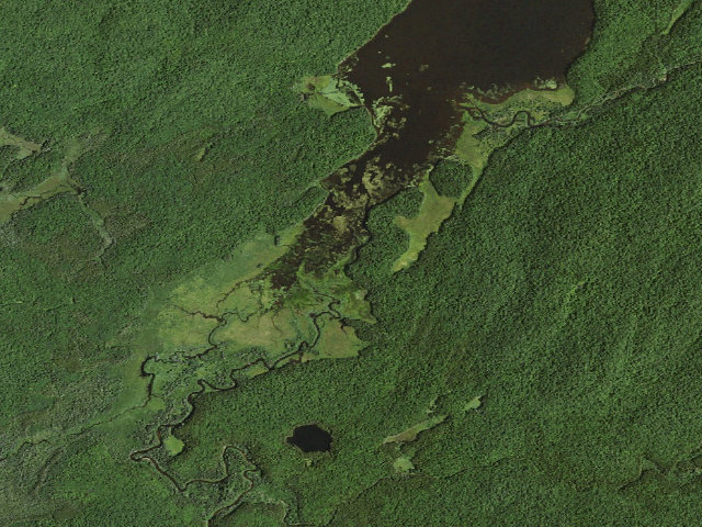 Aerial image of Cedar Flow 7 (West Canada Lake Wilderness)