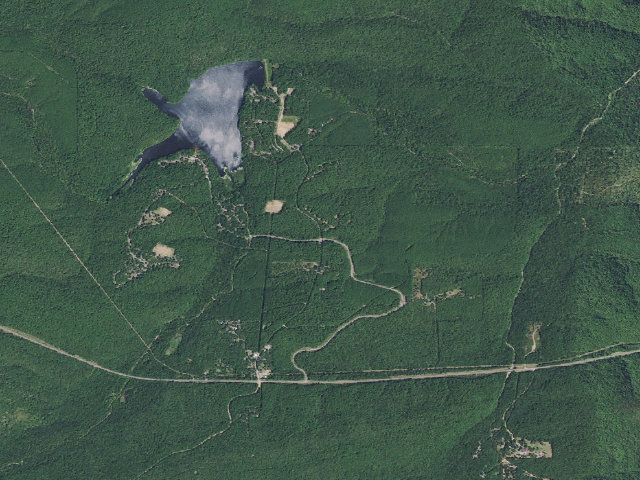 Aerial image of Cedar Lake