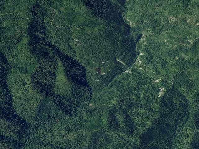 Aerial image of Cedar Rustic