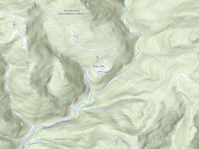 USGS topographic map of Cedar Rustic