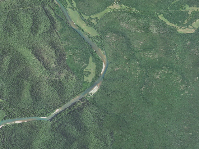 Aerial image of Cedar Spring Campground