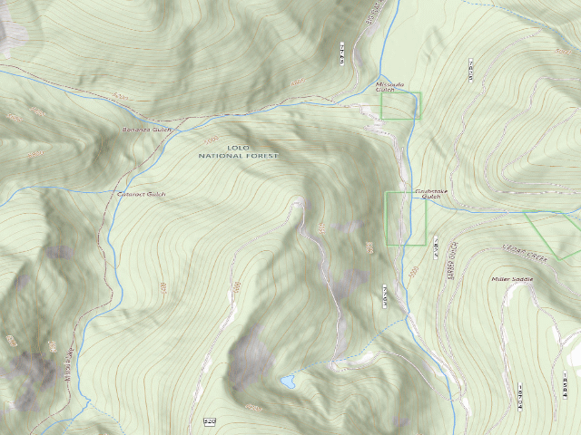 USGS topographic map of Cedarcreek-008