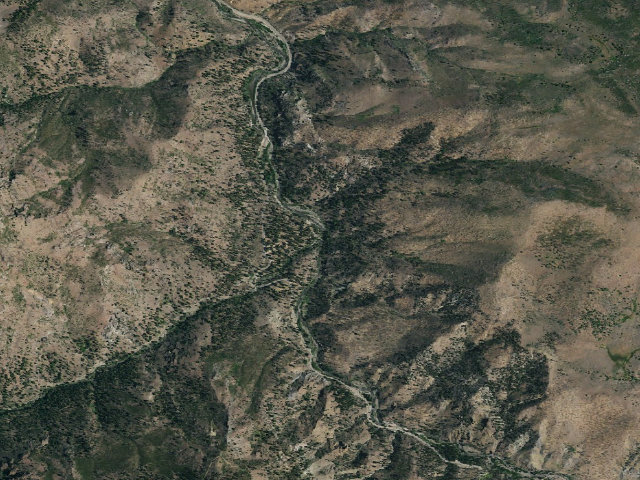 Aerial image of Centerville Flat Campground