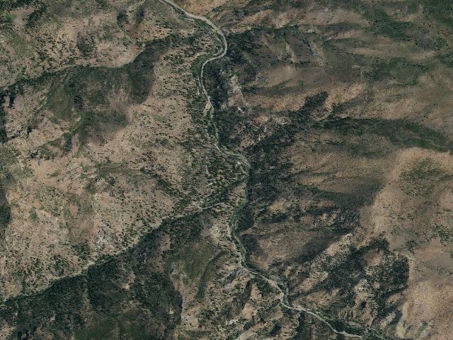 Aerial image of Centerville Flat Campground