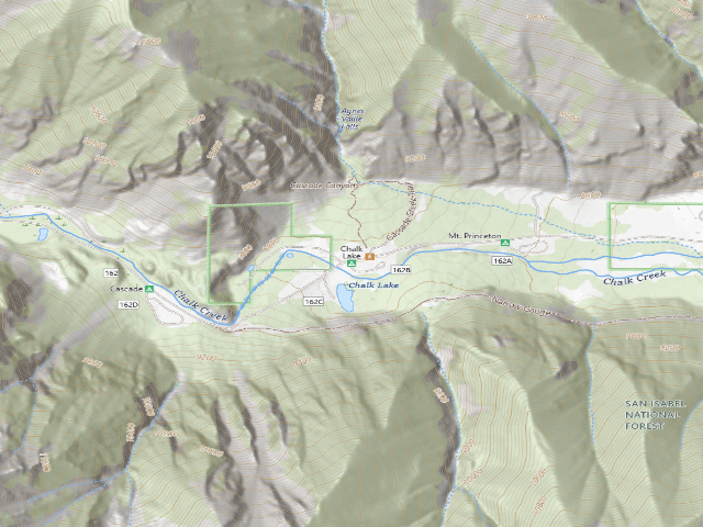 USGS topographic map of Chalk Lake