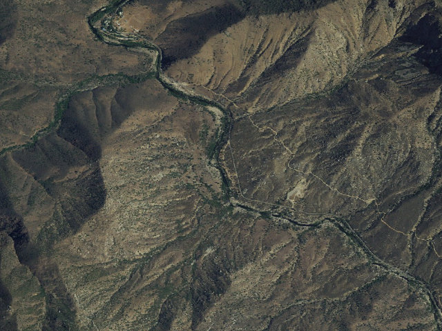 Aerial image of Chamise Flats Dispersed Camping Area