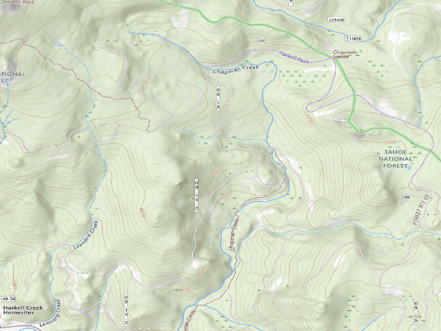 USGS topographic map of Chapman