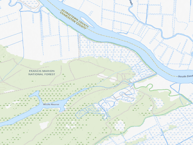 USGS topographic map of Charleston County