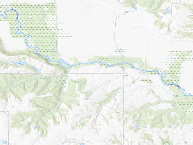 USGS topographic map of Charlie Heath Memorial Conservation Area