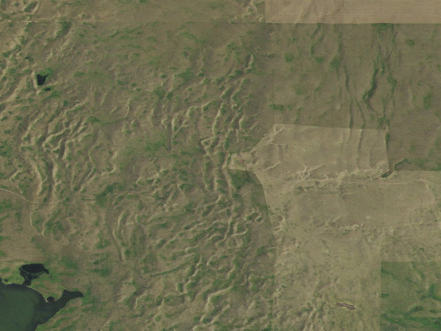 Aerial image of Chase Lake WMA (Stutsman County)