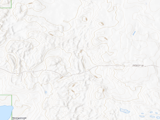 USGS topographic map of Chase Lake WMA (Stutsman County)