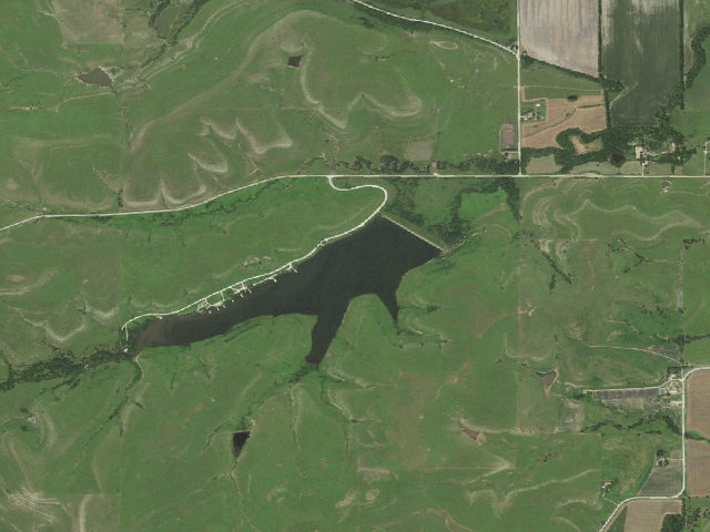 Aerial image of Chase State Fishing Lake